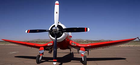 Goodyear F2G-1 Corsair NX5588N, Cactus Fly-in, March 2, 2012